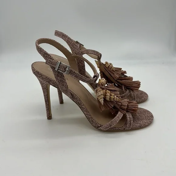 Charles David RADICAL DARK BLUSH High Heel Sandals Size 8 - Picture 7 of 15